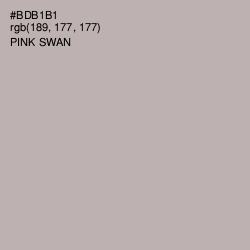 #BDB1B1 - Pink Swan Color Image